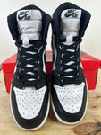 Air Jordan 1 High Black White Sz 10