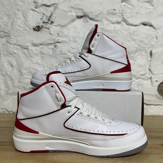 Air Jordan 2 White Red (2014) Sz 12