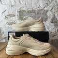 Gucci Rhyton Vintage Logo Cream Sneaker Sz 7.5