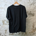Amiri Red Paisley Spellout T-shirt Black Sz M