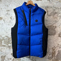 Moncler Jacot Gilet Black Blue Puffer Down Vest Sz L (5)