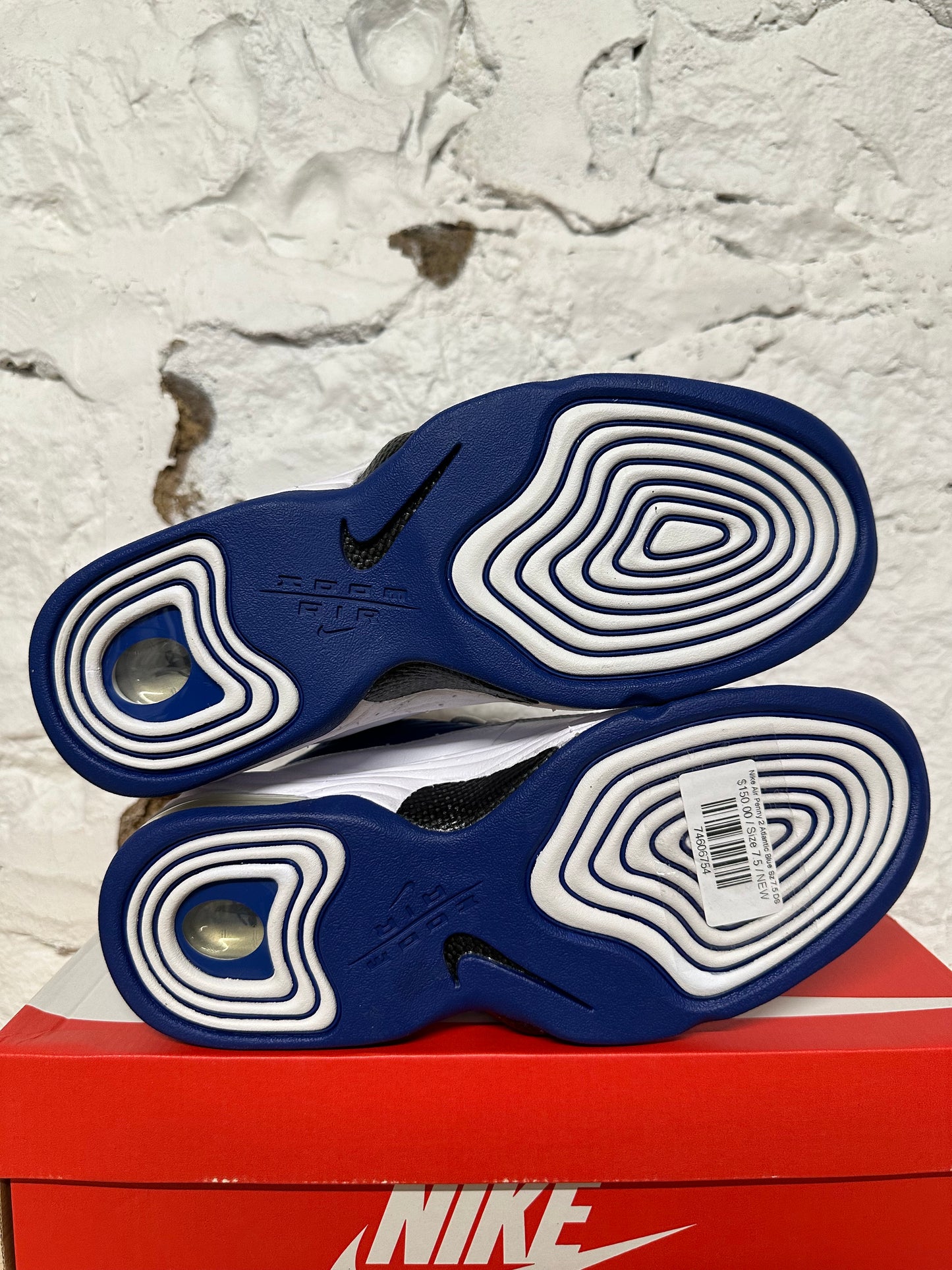 Nike Air Penny 2 Atlantic Blue Sz 7.5 DS