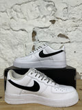 Nike Air Force 1 Low Supreme Black White Sz 9