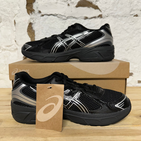 Asics Gel-1130 Black Pure Silver Sz 7 DS