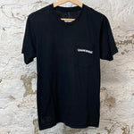 Chrome Hearts Pocket Scroll Black T-shirt Sz S