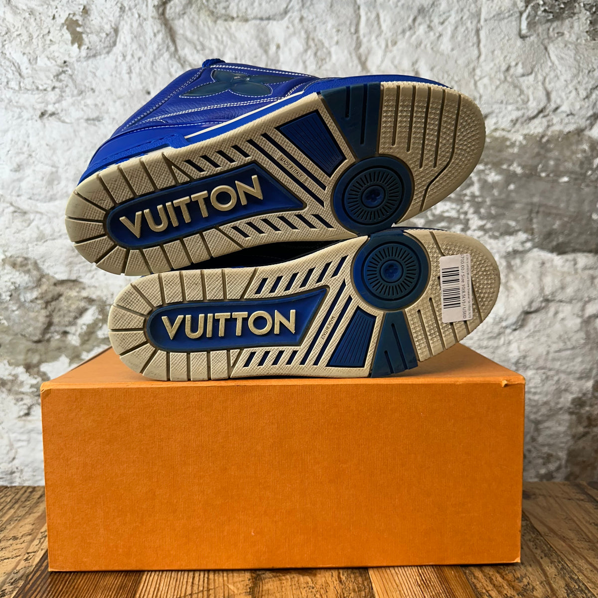 Louis Vuitton Blue Skate Sneaker Sz 10 (8.5LV)