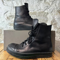 Rick Owens High Triple Black Sneaker Sz 10 (43)