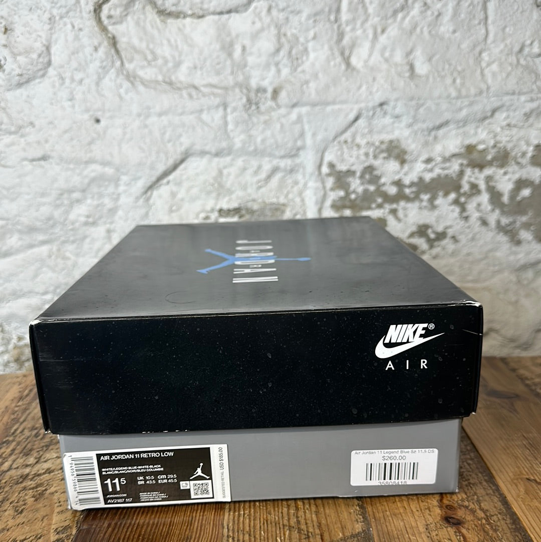 Air Jordan 11 Low Legend Blue Sz 11.5 DS