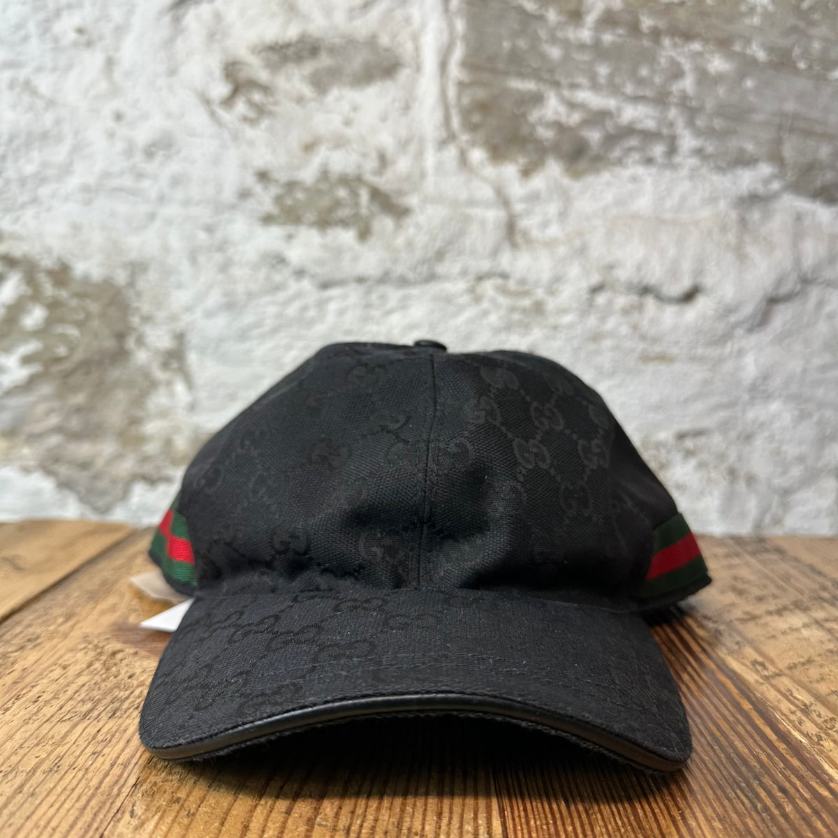 Gucci Black GG Monogram Hat Sz XXXL