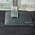 Amiri Blue Tie Dye Core Logo Black Denim Jeans Sz 36