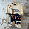 Louis Vuitton Intarsia Flag T-shirt Cream Sz S