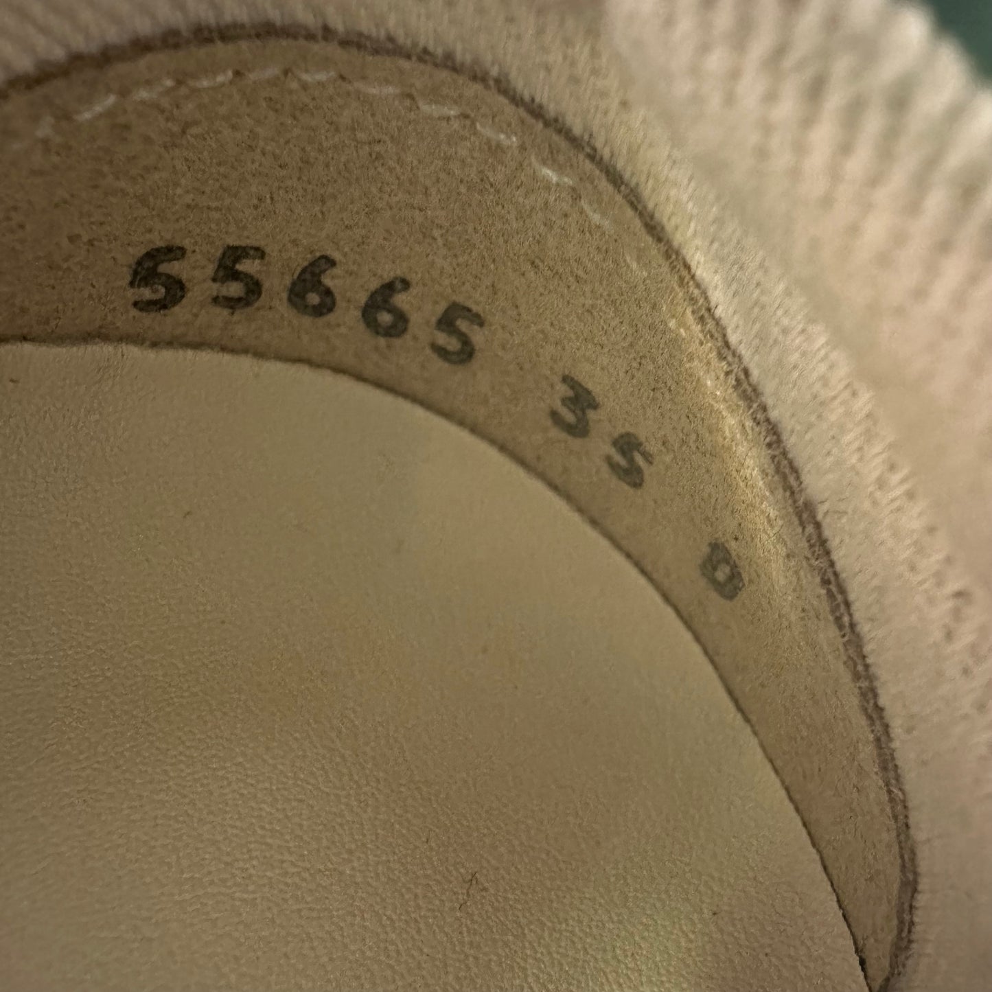 Rick Owens Vintage Black Milk Sneaker Sz 4 (35) DS