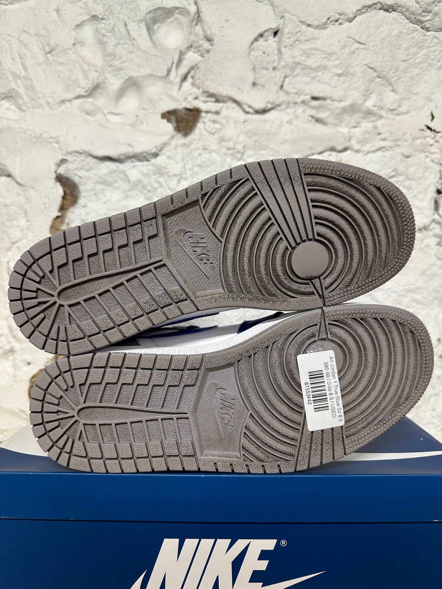 Air Jordan 1 High True Blue Sz 8.5