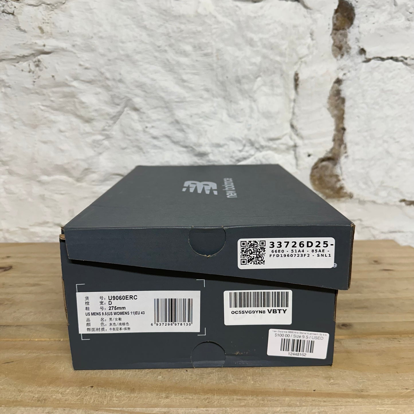 New Balance 9060 Arid Stone Mushroom Sz 9.5