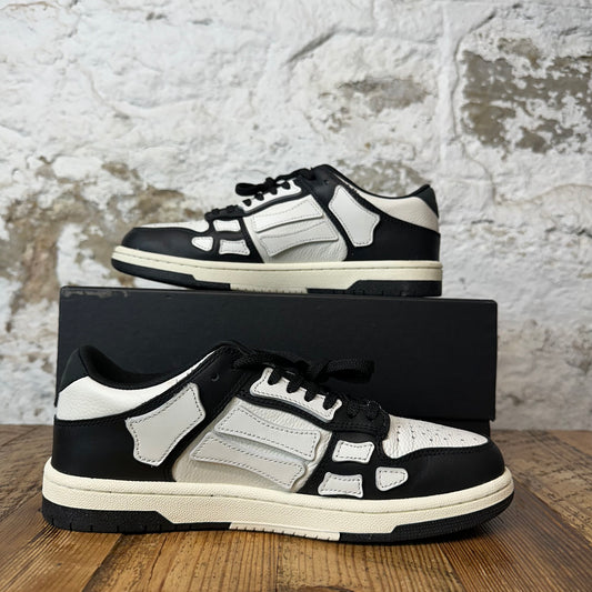 Amiri White Skeleton Black White Sneaker Sz 6.5 (39)