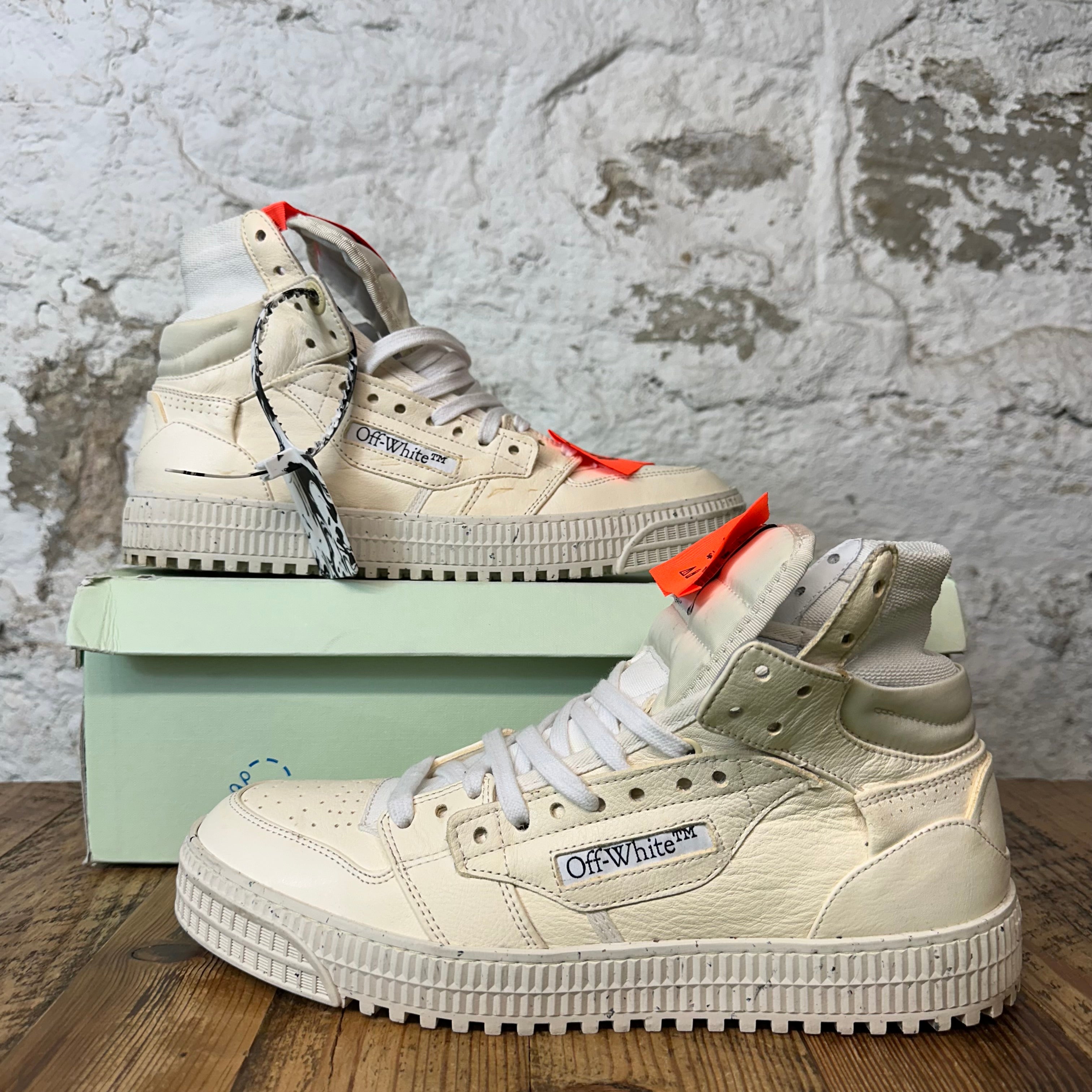 Off-White Court 3.0 Lavender Cream Sneaker Sz 9 (42)