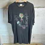 Invader Zim Dancing Black Tee Sz L