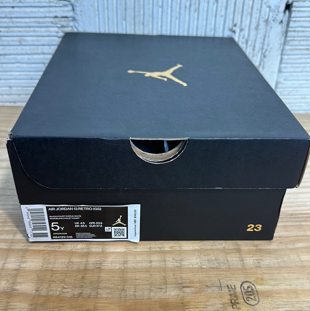 Air Jordan 13 Court Purple Sz 5Y DS