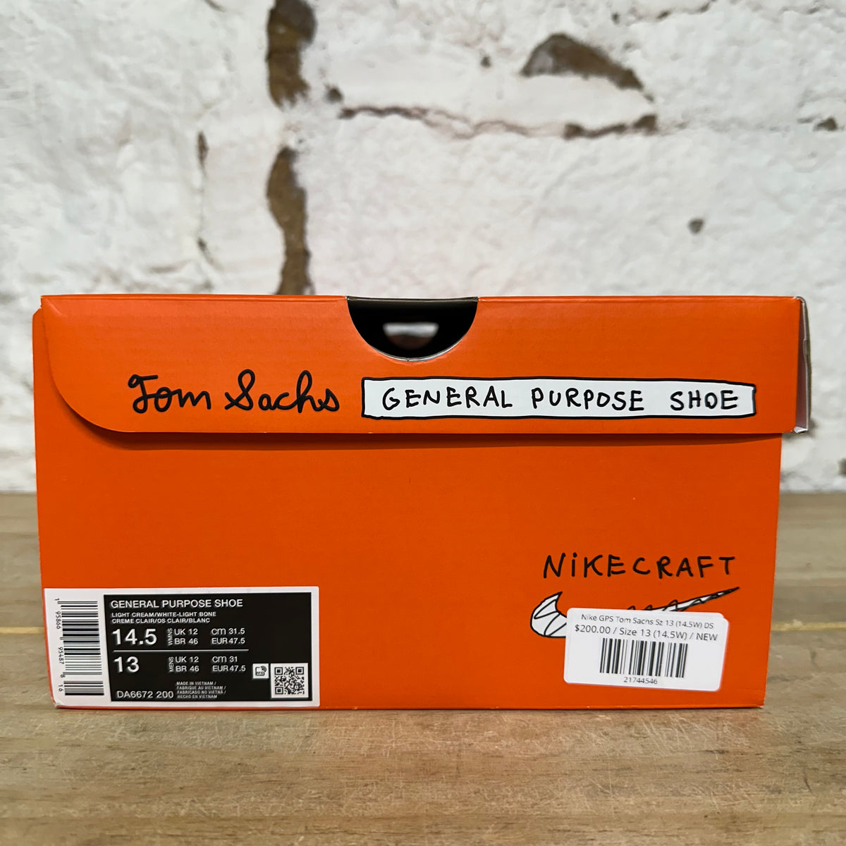 Nike GPS Tom Sachs Sz 13 (14.5W) DS