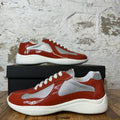 Prada Americas Cup Rame Patent Sneaker Sz 10 DS