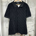 Fendi Velour FF Logo Black T-Shirt Sz XXXL (Fits XL)
