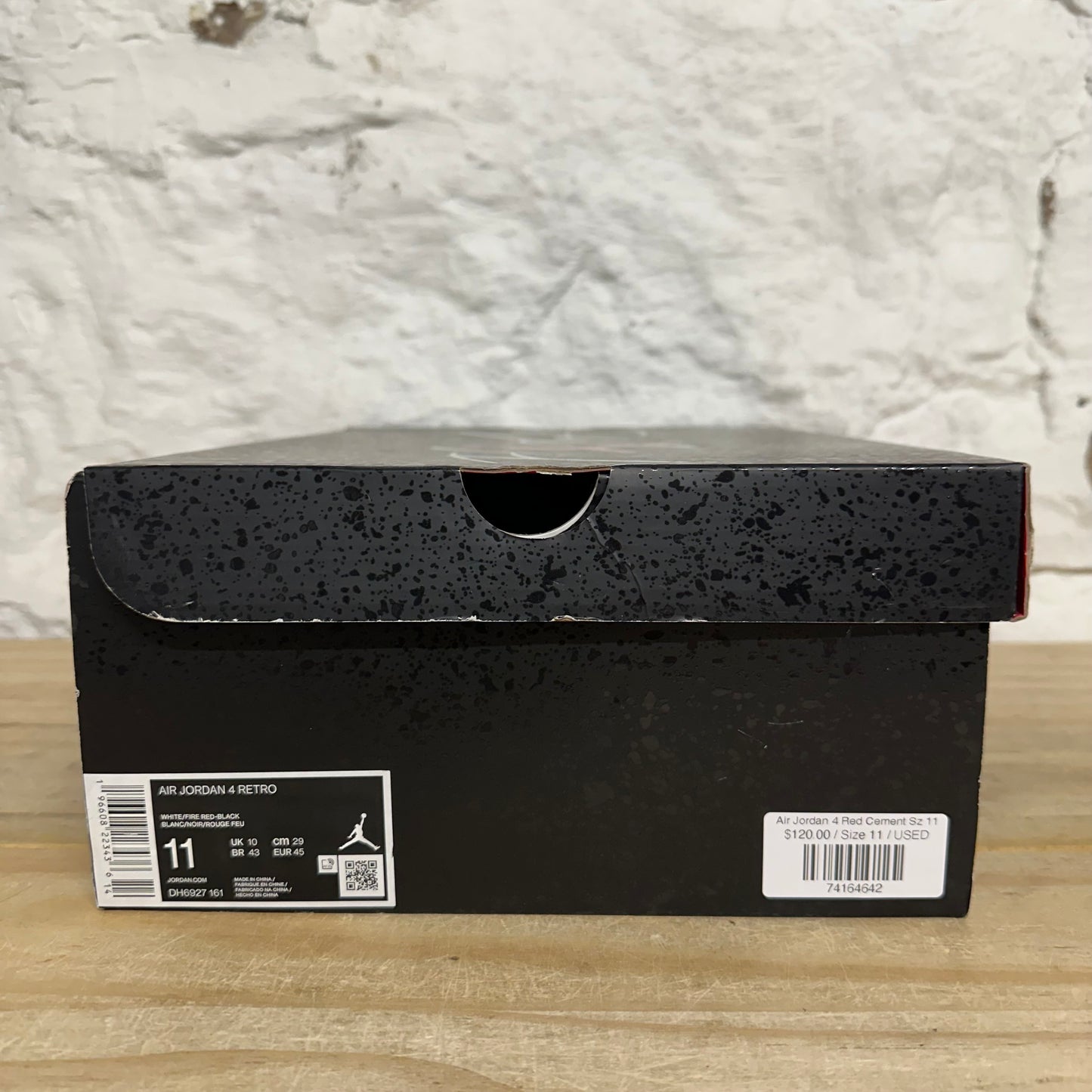 Air Jordan 4 Red Cement Sz 11