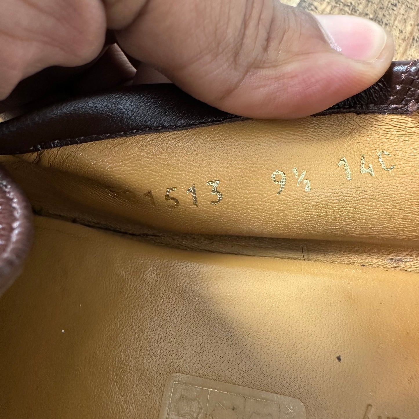 Gucci Horsebit Brown Leather Loafer Sz 9.5