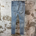 Amiri MX1 Black Playboy Blue Denim Jeans Sz 32