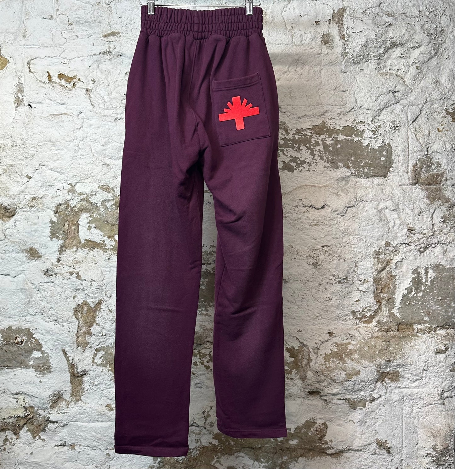 Vertabrae Red Spell Maroon Sweatpants Sz L