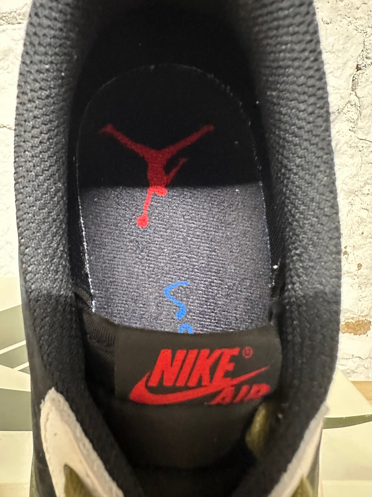Air Jordan 1 Low Travis Scott Olive Sz 12.5 (14W)