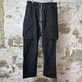 Rick Owens Lido Black Track Pants Sz L
