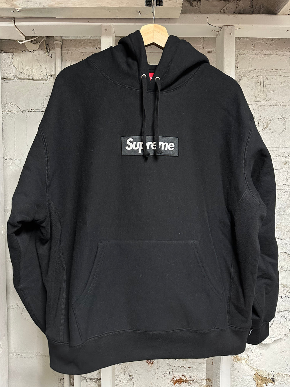Supreme Box Logo Black Hoodie (2025) Sz M DS