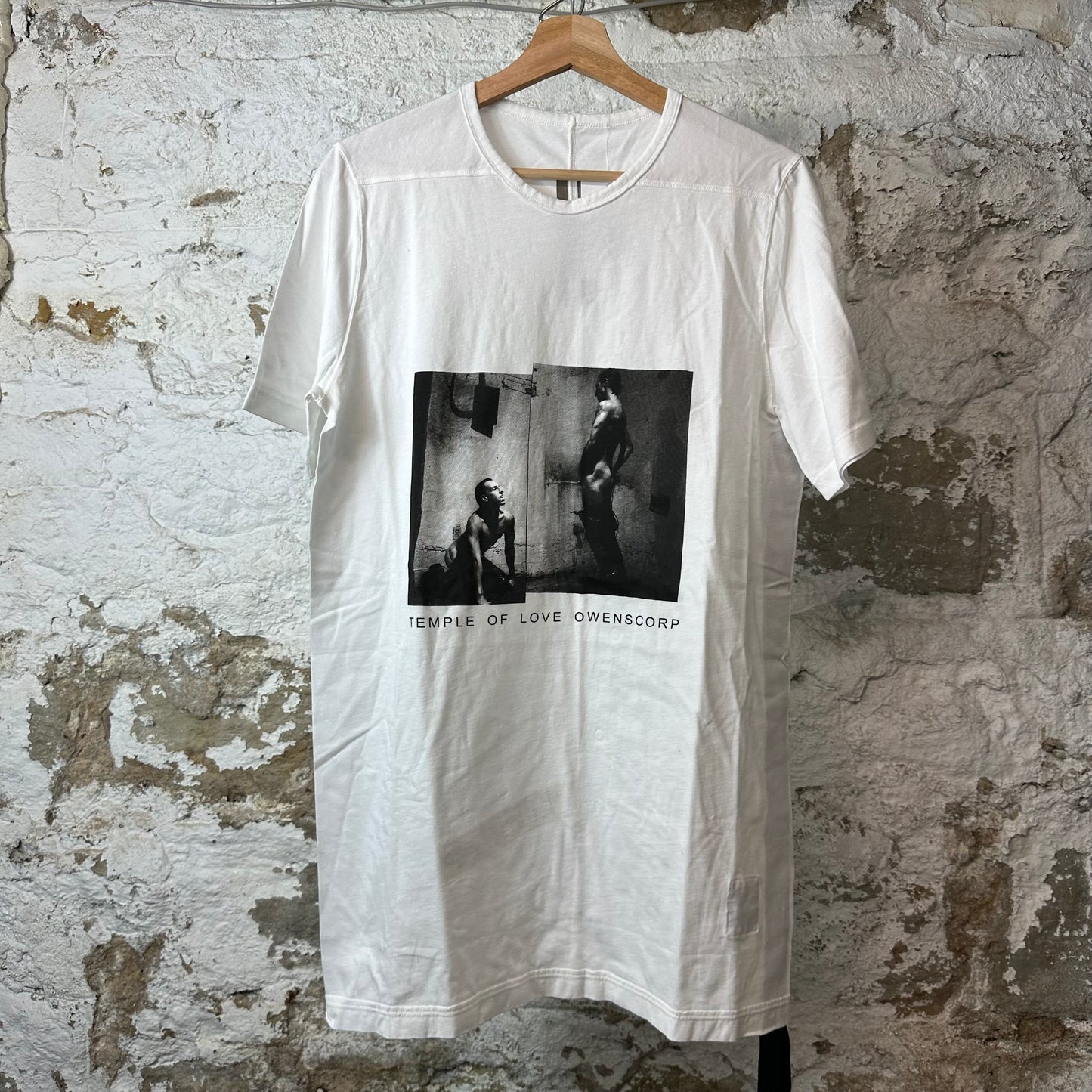 Rick Owens Temple Level White T-Shirt Sz S DS