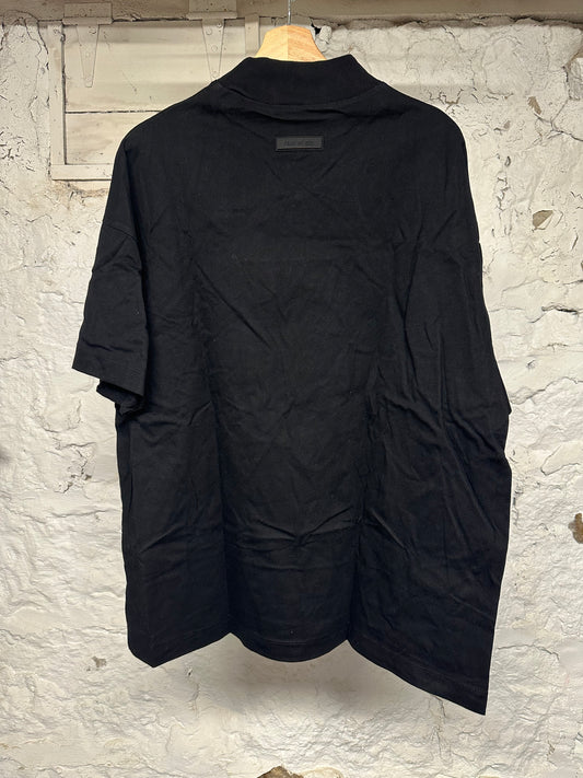 Essentials Arc Logo T-shirt Black Sz XS