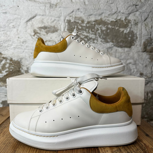 Alexander Mcqueen Mineral Yellow Tab White Sneaker Sz 7 (40)