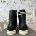 Rick Owens High Black Milk Porterville Sneaker Sz 12 (45) DS