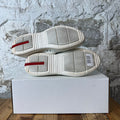 Prada Americas Cup White Patent Sneaker Sz 8.5