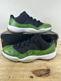 Air Jordan 11 Low Green Snakeskin Sz 10