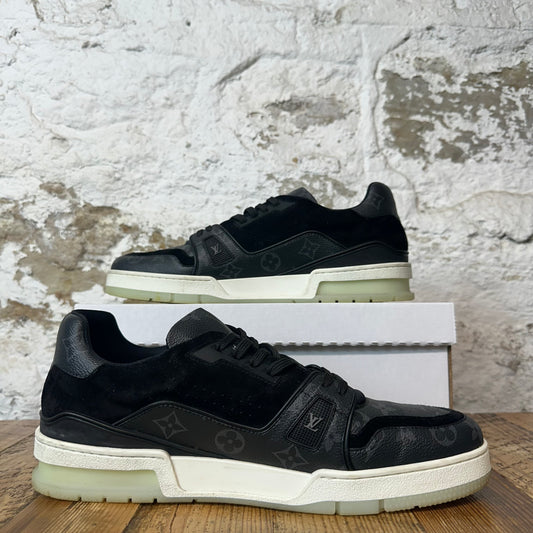 Louis Vuitton Graphite White Trainer Sneaker Sz 12 (10.5LV) No Box