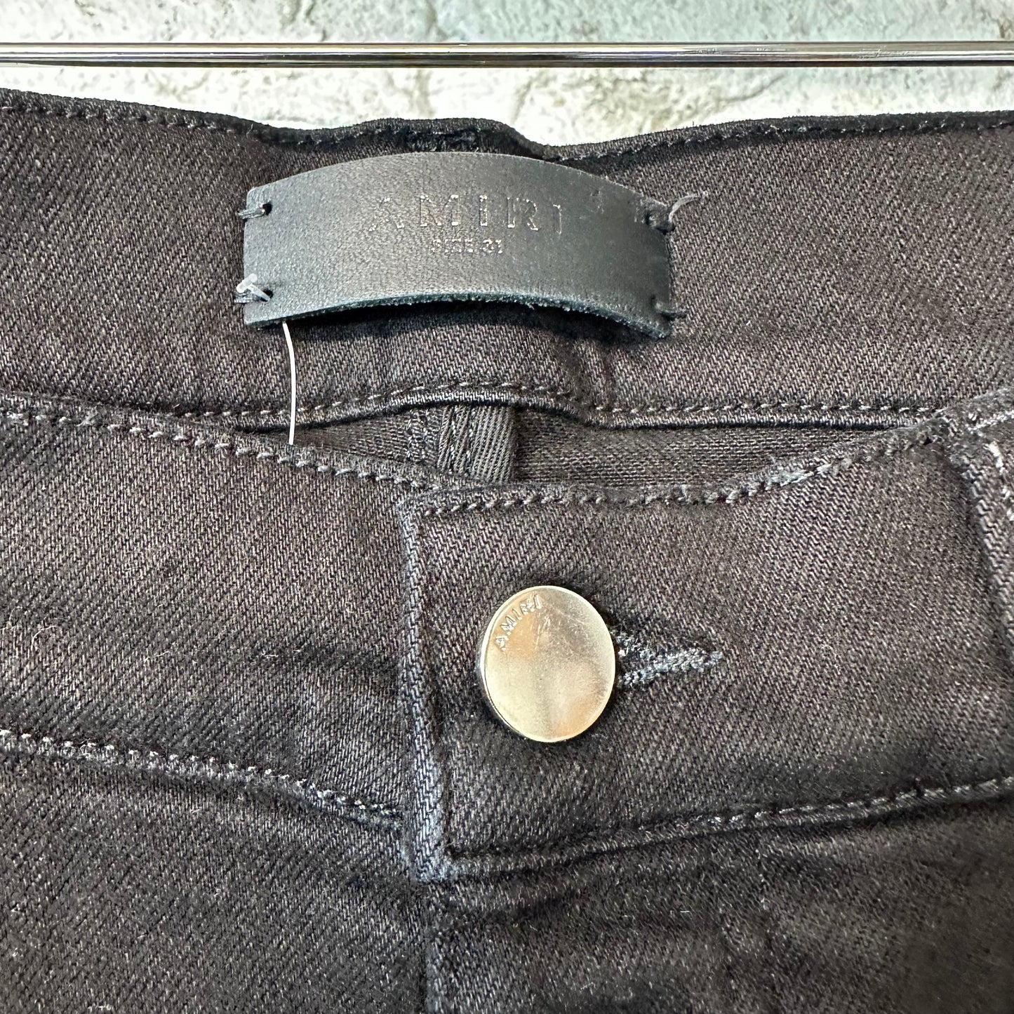 Amiri Blue Tie Dye Spell Black Denim Jeans Sz 31