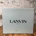 Lanvin Curb Grey White Lace Green Sneaker Sz 10 (43)