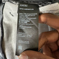 Amiri MX1 Pink Suede Grey Denim Jeans Sz 28