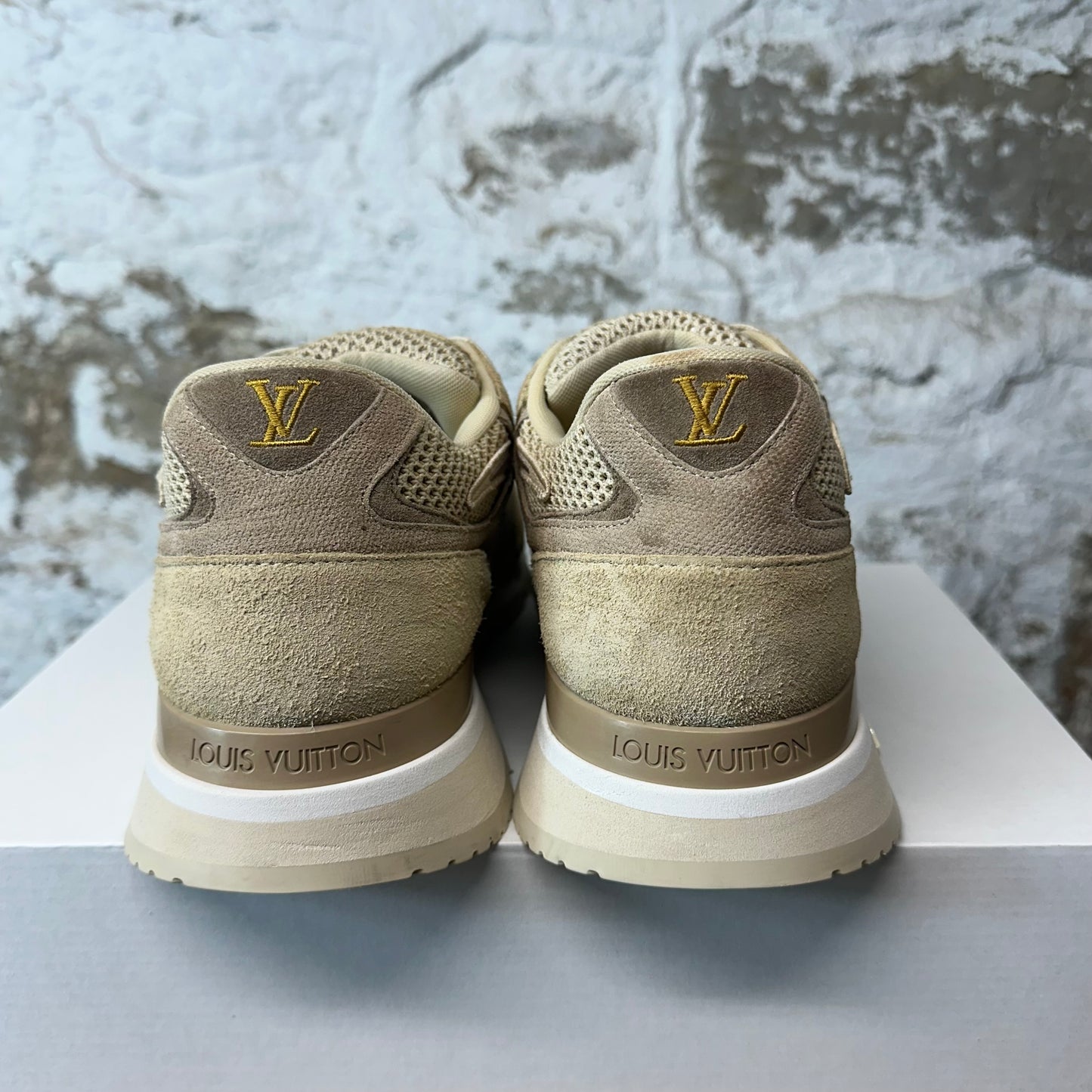 Louis Vuitton Beige Runaway Sneaker Sz 10 (8.5LV)