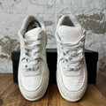 Chanel CC Triple White Trainer Sneaker Sz 9 (42)