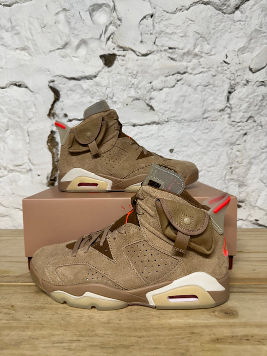 Air Jordan 6 Travis Scott British Khaki Sz 9 DS