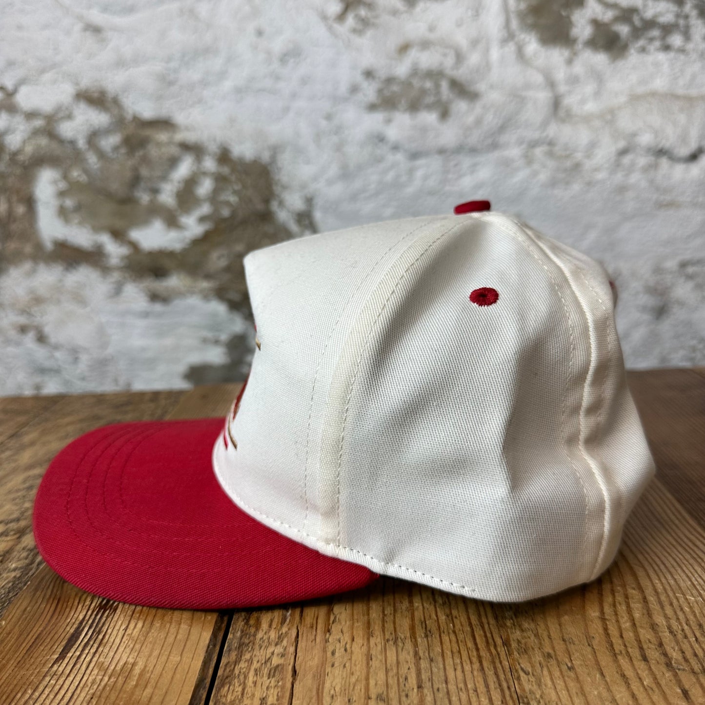 Rhude Rossa Logo Cream Red Hat