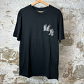 Amiri MA Leaf Logo Black T-Shirt Sz S