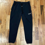 Amiri White Spellout Sweatpants Black Sz L