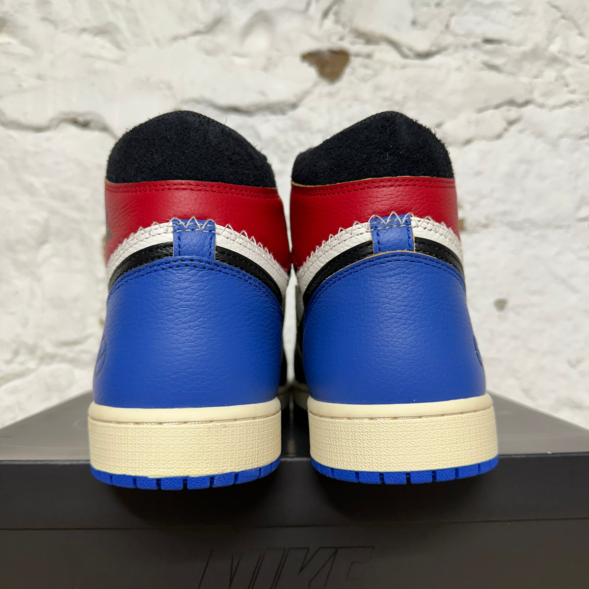 Air Jordan 1 High Fragment Union LA Varsity Red Sport Royal Sz 13 DS