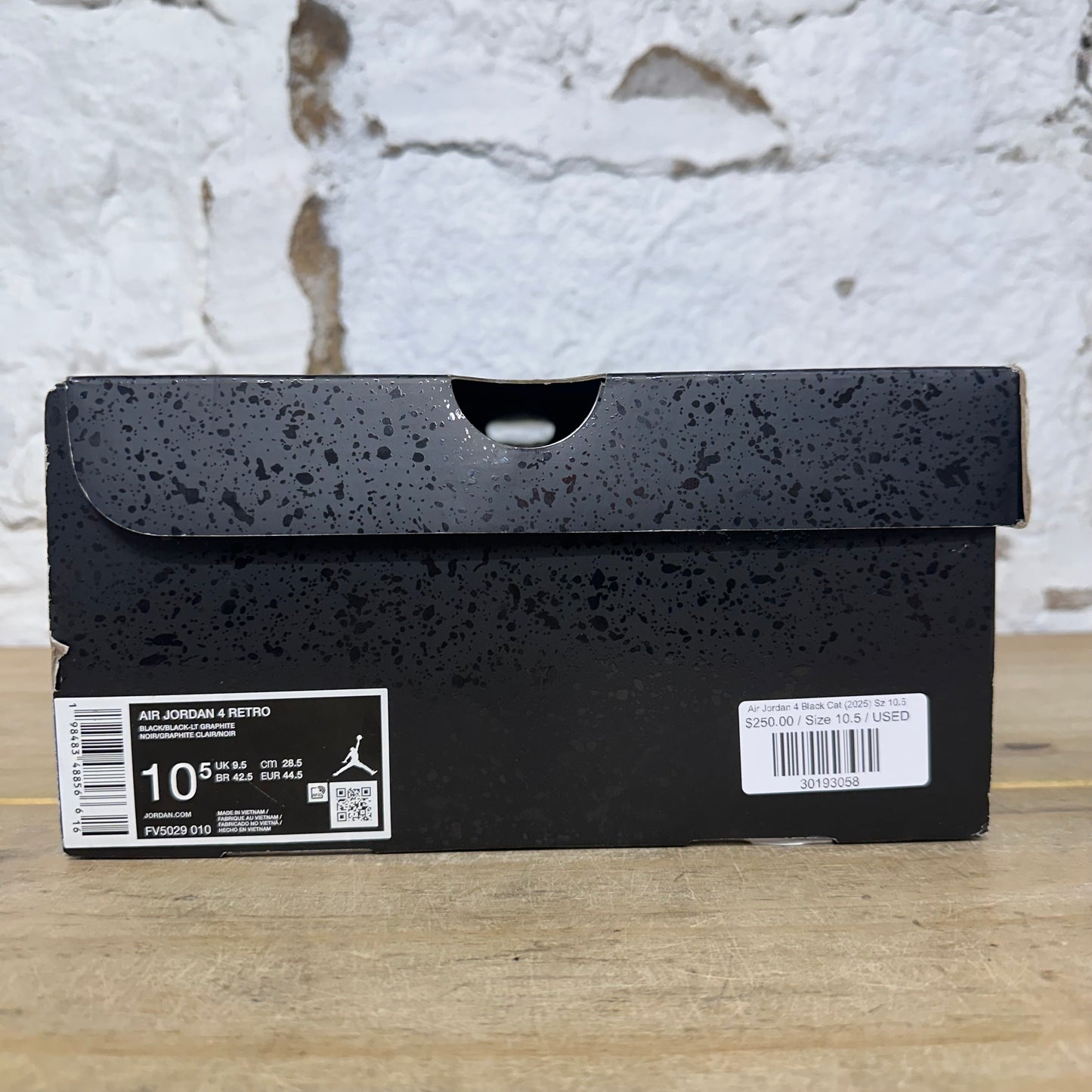 Air Jordan 4 Black Cat (2025) Sz 10.5